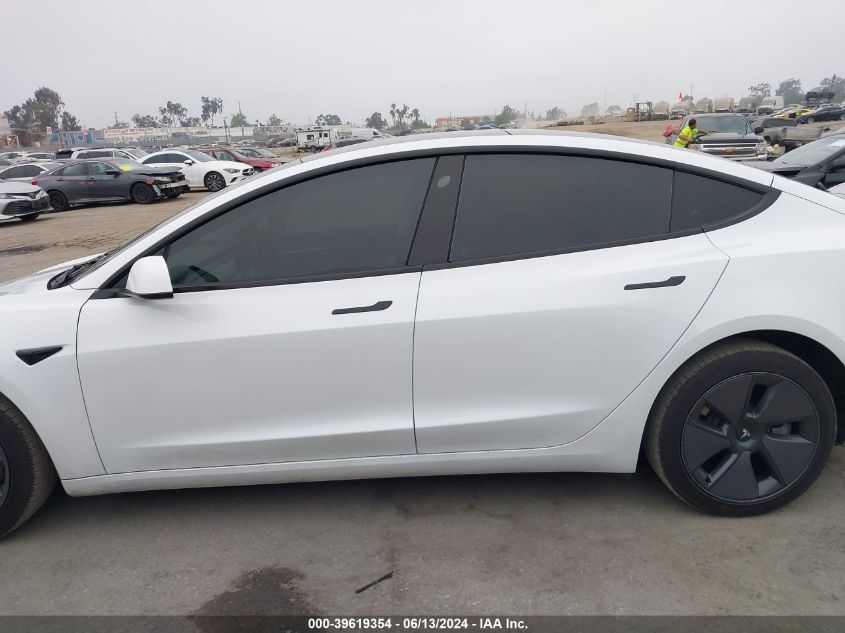 2023 Tesla Model 3 Rear-Wheel Drive VIN: 5YJ3E1EA7PF501484 Lot: 39619354