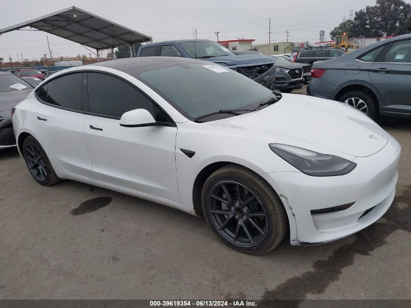 2023 Tesla Model 3 Rear-Wheel Drive VIN: 5YJ3E1EA7PF501484 Lot: 39619354