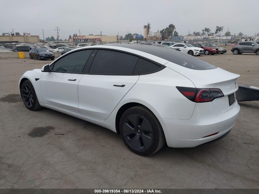 2023 Tesla Model 3 Rear-Wheel Drive VIN: 5YJ3E1EA7PF501484 Lot: 39619354