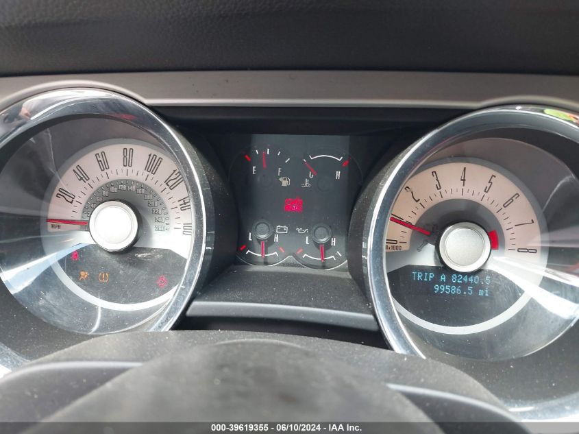 2012 Ford Mustang Gt Premium VIN: 1ZVBP8CF7C5252500 Lot: 39619355