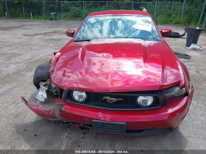 2012 Ford Mustang Gt Premium VIN: 1ZVBP8CF7C5252500 Lot: 39619355