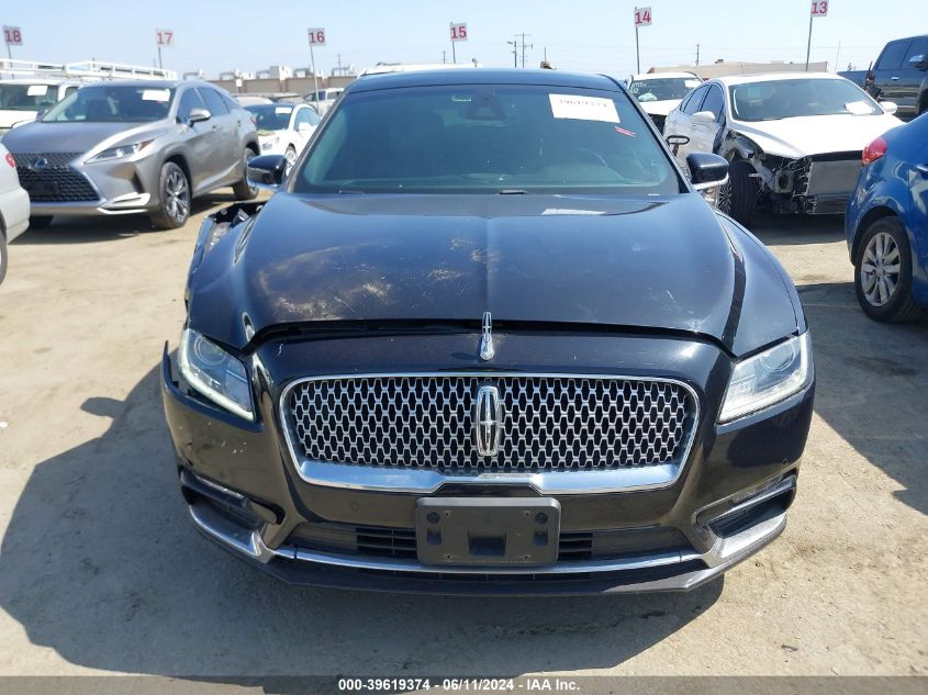 2019 Lincoln Continental Select VIN: 1LN6L9SK4K5607086 Lot: 39619374