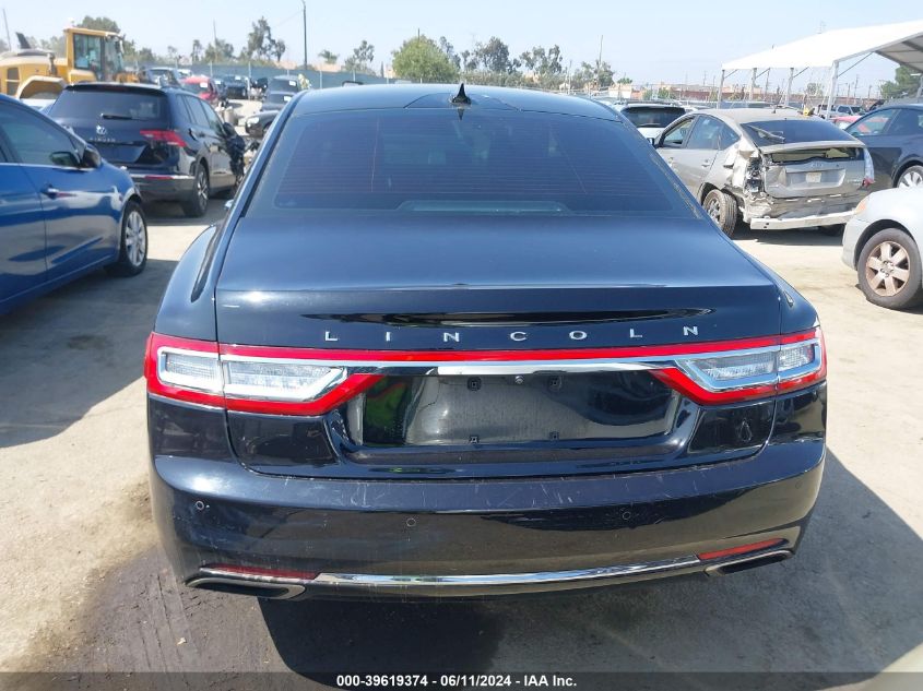 2019 Lincoln Continental Select VIN: 1LN6L9SK4K5607086 Lot: 39619374