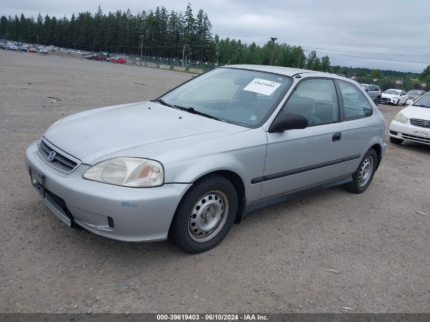 2000 Honda Civic Cx VIN: 2HGEJ6427YH103474 Lot: 39619403