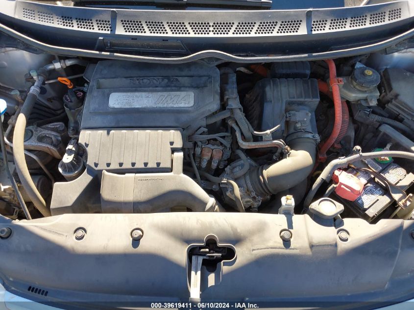 2010 Honda Civic Hybrid VIN: JHMFA3F29AS002478 Lot: 39619411