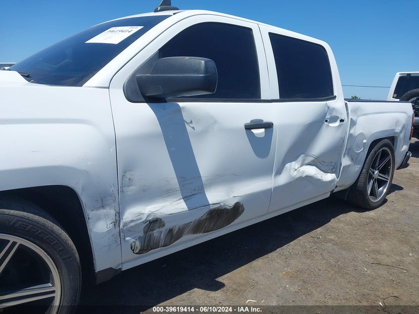 2018 Chevrolet Silverado 1500 Custom VIN: 3GCPCPEC2JG626115 Lot: 39619414