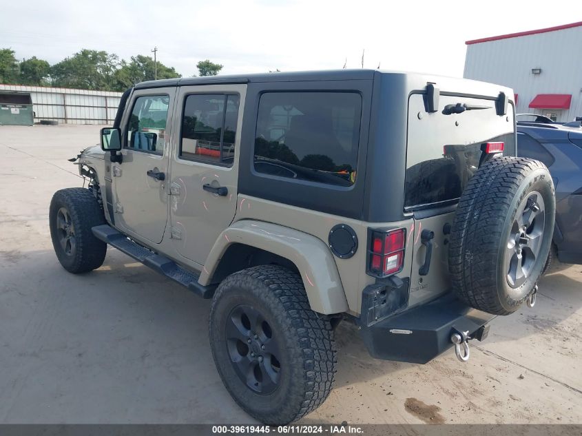 2017 Jeep Wrangler Unlimited Freedom 4X4 VIN: 1C4BJWDG2HL563237 Lot: 39619445