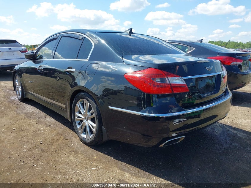 2012 Hyundai Genesis 4.6 VIN: KMHGC4DF0CU211476 Lot: 39619478
