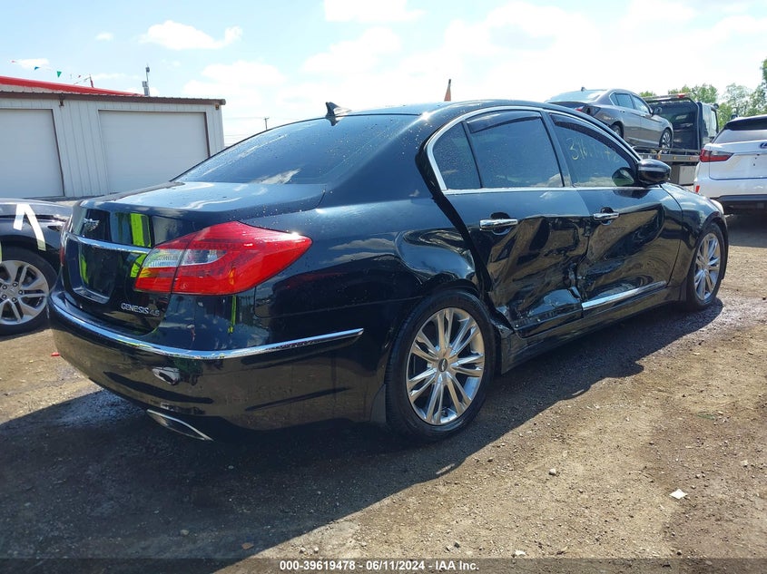 2012 Hyundai Genesis 4.6 VIN: KMHGC4DF0CU211476 Lot: 39619478