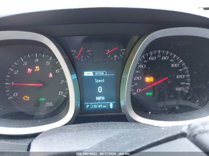 2014 Chevrolet Equinox 1Lt VIN: 2GNALBEK9E6282615 Lot: 39619522