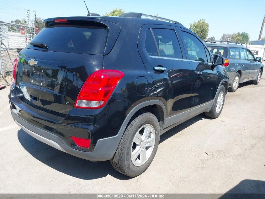 2018 Chevrolet Trax Lt VIN: 3GNCJLSB6JL375235 Lot: 39619529