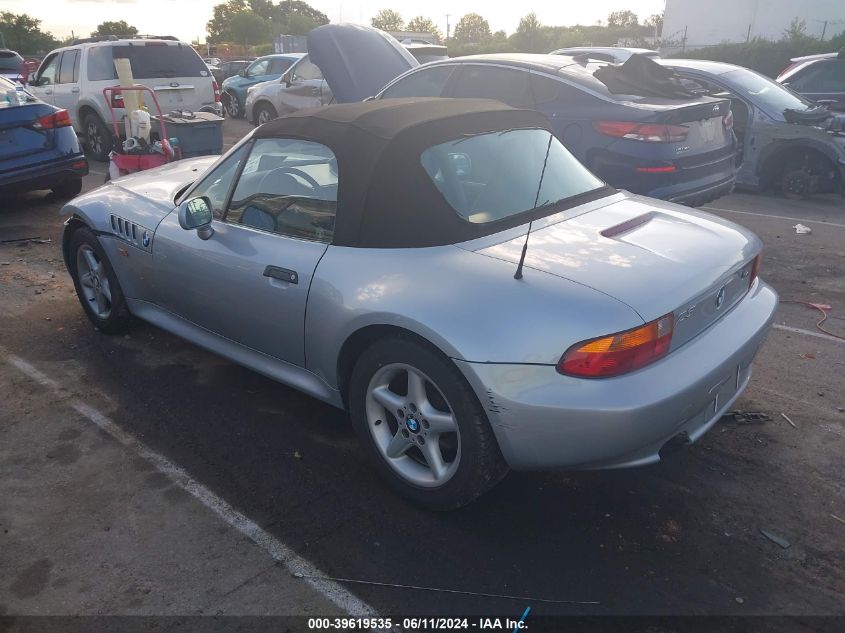 1998 BMW Z3 2.8 VIN: 4USCJ3334WLG20243 Lot: 39619535