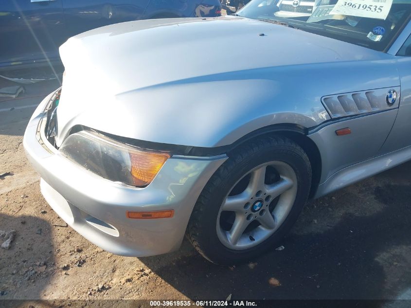 1998 BMW Z3 2.8 VIN: 4USCJ3334WLG20243 Lot: 39619535