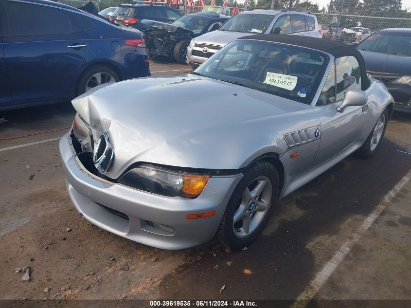 1998 BMW Z3 2.8 VIN: 4USCJ3334WLG20243 Lot: 39619535