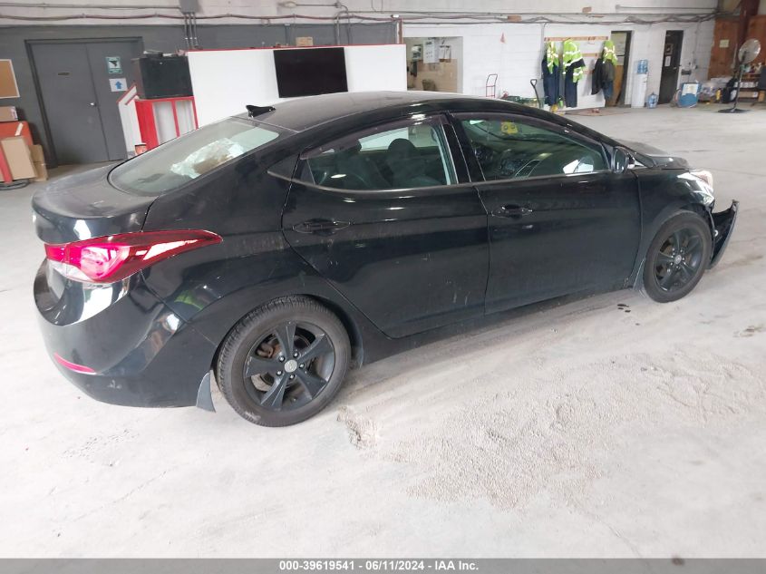 VIN 5NPDH4AE1GH799375 2016 Hyundai Elantra, Value E... no.4