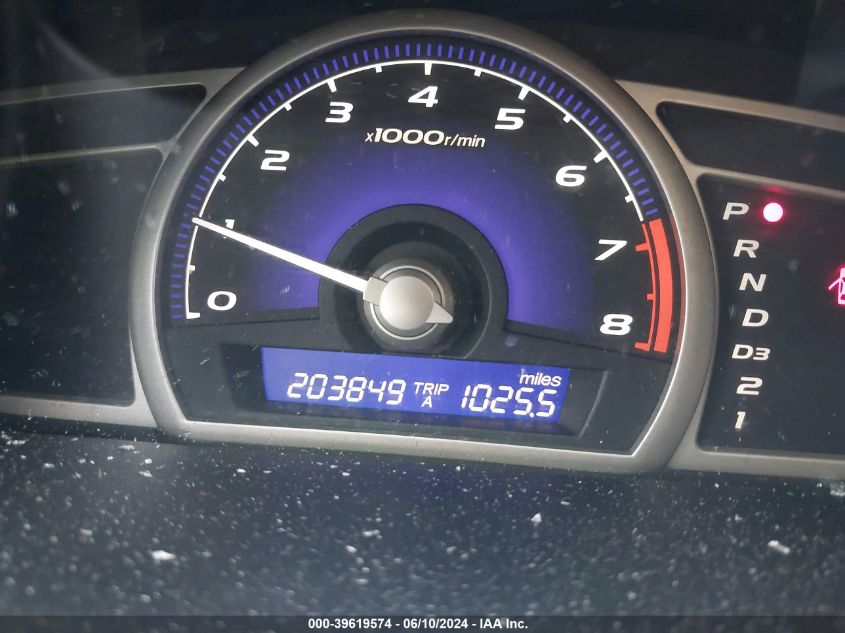 2009 Honda Civic Lx VIN: 2HGFA16549H544821 Lot: 39619574