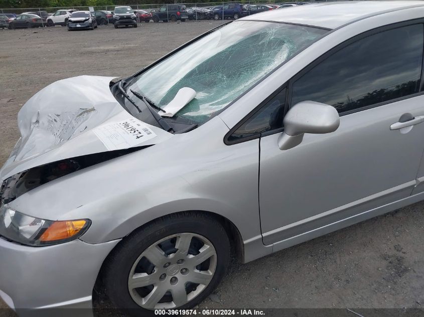 2009 Honda Civic Lx VIN: 2HGFA16549H544821 Lot: 39619574