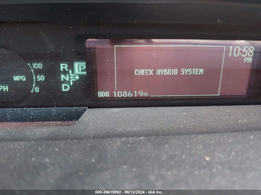 2010 Toyota Prius Iii VIN: JTDKN3DU0A0055302 Lot: 39619592