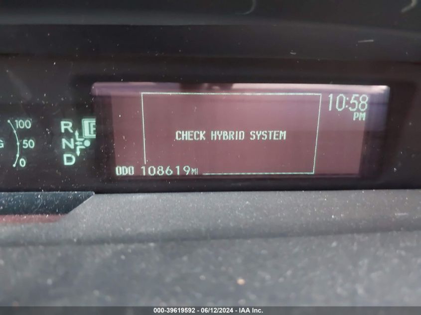 2010 Toyota Prius Iii VIN: JTDKN3DU0A0055302 Lot: 39619592