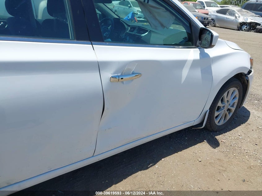 2018 Nissan Sentra Sv VIN: 3N1AB7AP8JL630830 Lot: 39619593