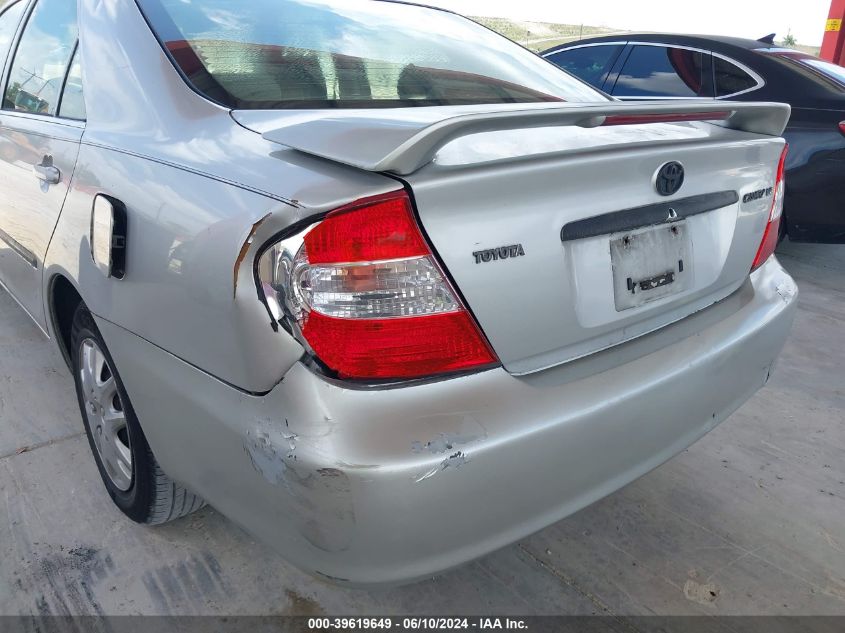 2004 Toyota Camry Le VIN: 4T1BE32K84U855419 Lot: 39619649