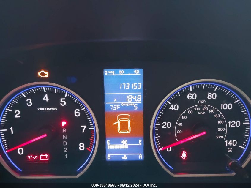 2010 Honda Cr-V Ex-L VIN: 5J6RE4H74AL054848 Lot: 39619665