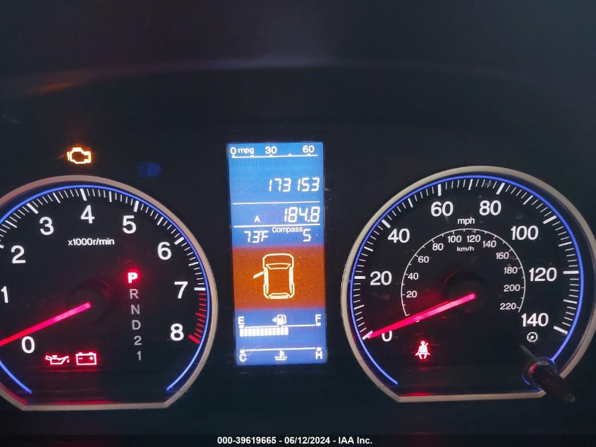 2010 Honda Cr-V Ex-L VIN: 5J6RE4H74AL054848 Lot: 39619665