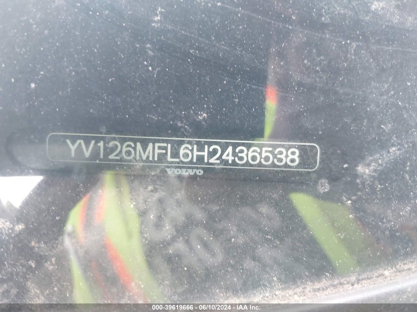 VIN YV126MFL6H2436538 2017 VOLVO S60 T5 DYNAMIC