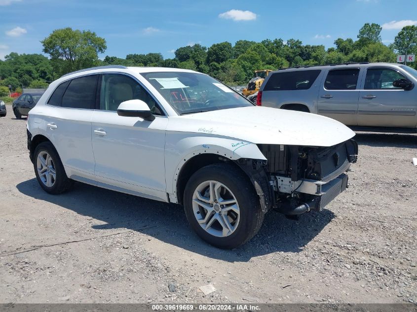 2019 Audi Q5 45 Premium VIN: WA1ANAFY6K2083346 Lot: 39619669