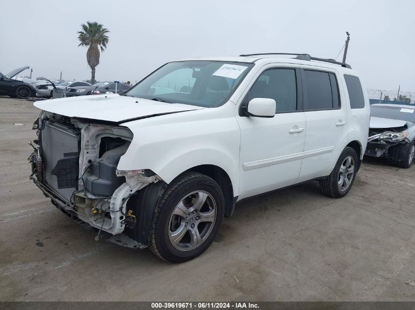 2014 Honda Pilot Ex-L VIN: 5FNYF4H5XEB004705 Lot: 39619671