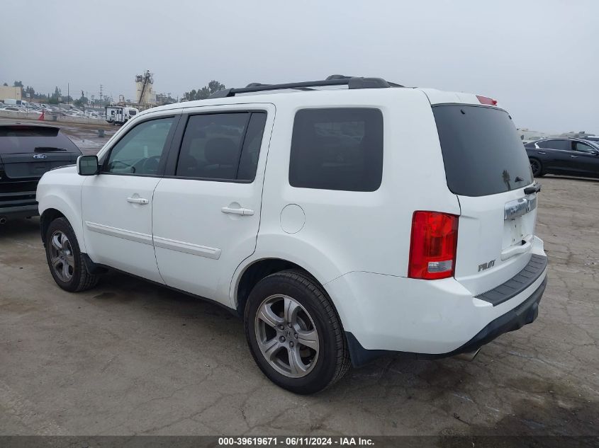 2014 Honda Pilot Ex-L VIN: 5FNYF4H5XEB004705 Lot: 39619671