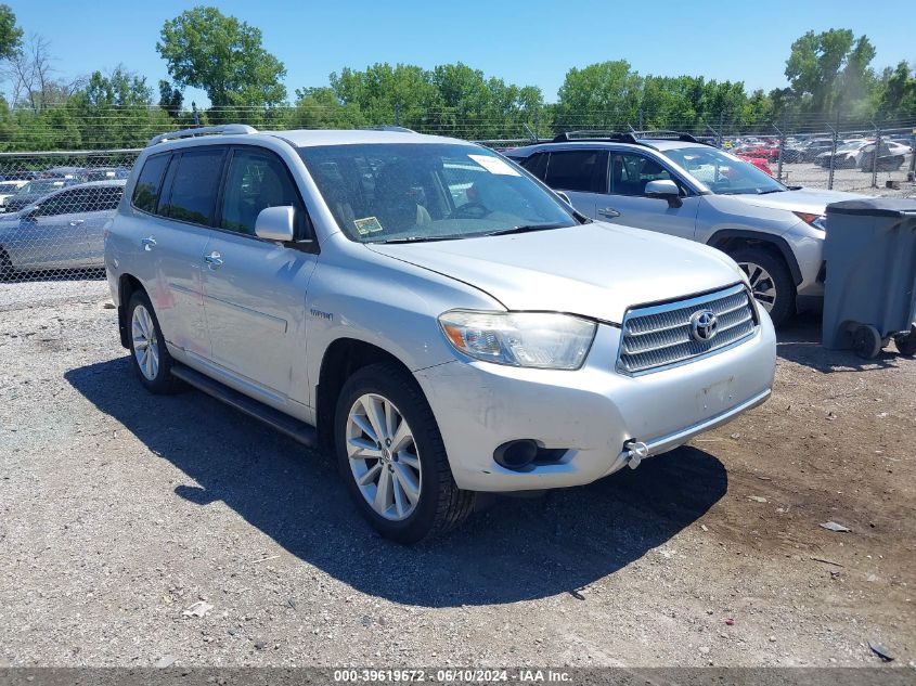 2008 Toyota Highlander Hybrid VIN: JTEEW41A782003427 Lot: 39619672