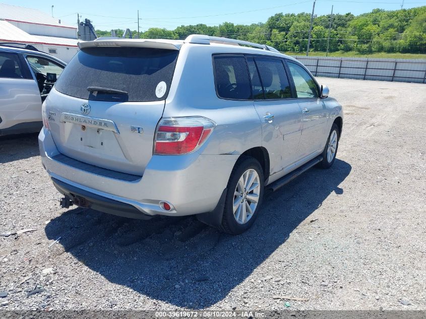 2008 Toyota Highlander Hybrid VIN: JTEEW41A782003427 Lot: 39619672