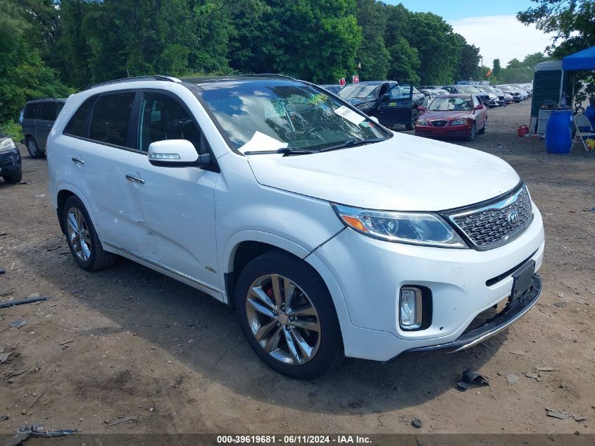 2015 Kia Sorento Limited V6 VIN: 5XYKWDA73FG625683 Lot: 39619681