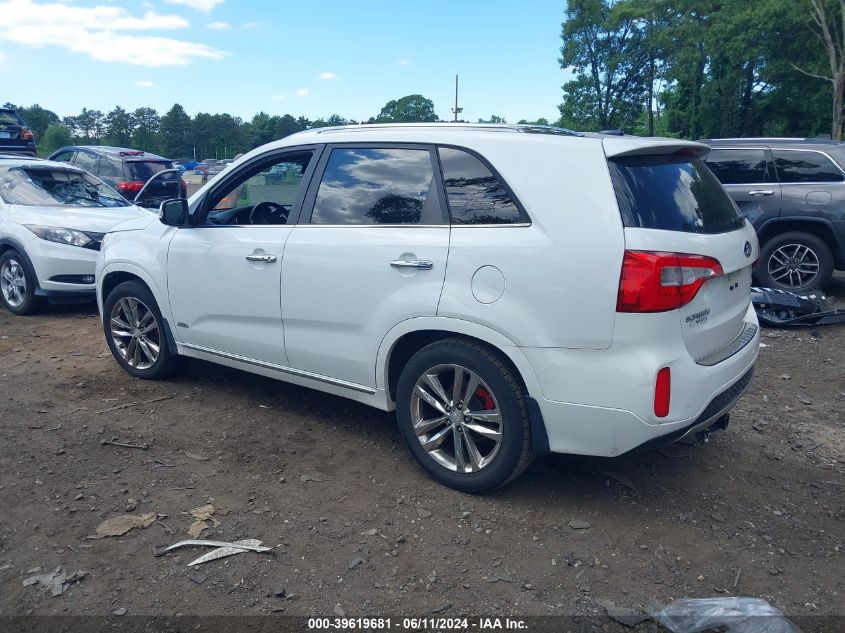 2015 Kia Sorento Limited V6 VIN: 5XYKWDA73FG625683 Lot: 39619681