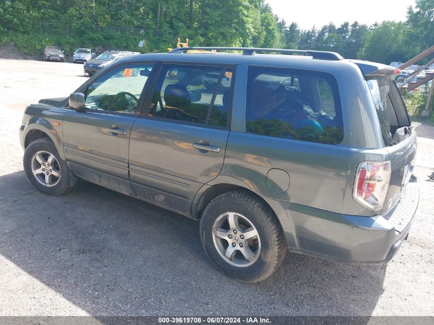 2008 Honda Pilot Ex-L VIN: 5FNYF185X8B009213 Lot: 39619708