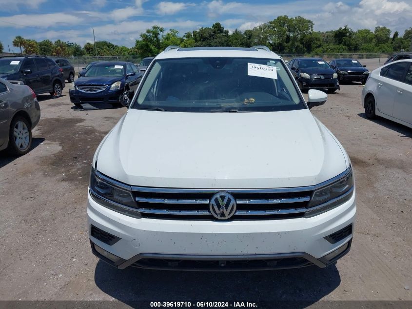 2018 Volkswagen Tiguan 2.0T Sel Premium VIN: 3VV5B7AX0JM004408 Lot: 39619710