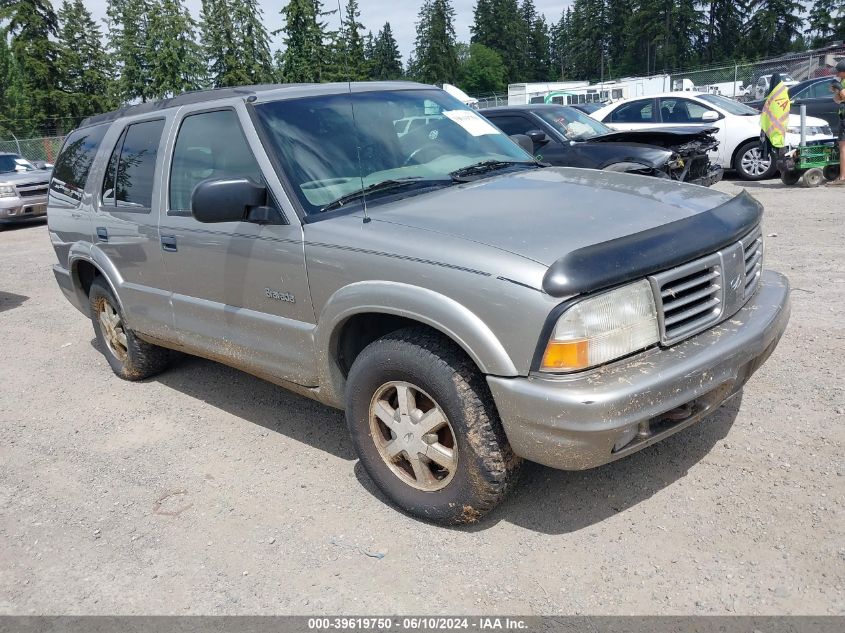 1999 Oldsmobile Bravada VIN: 1GHDT13W0X2720955 Lot: 39619750