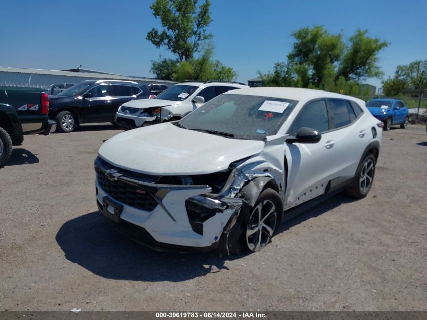 2024 Chevrolet Trax Fwd 1Rs VIN: KL77LGE21RC145937 Lot: 39619783