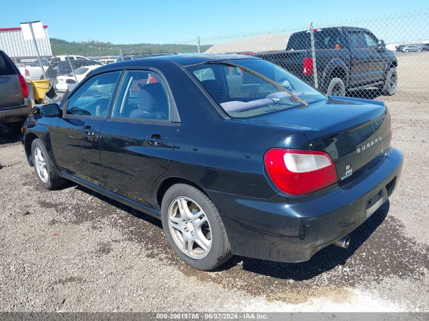 2002 Subaru Impreza 2.5Rs VIN: JF1GD67582H504541 Lot: 39619785