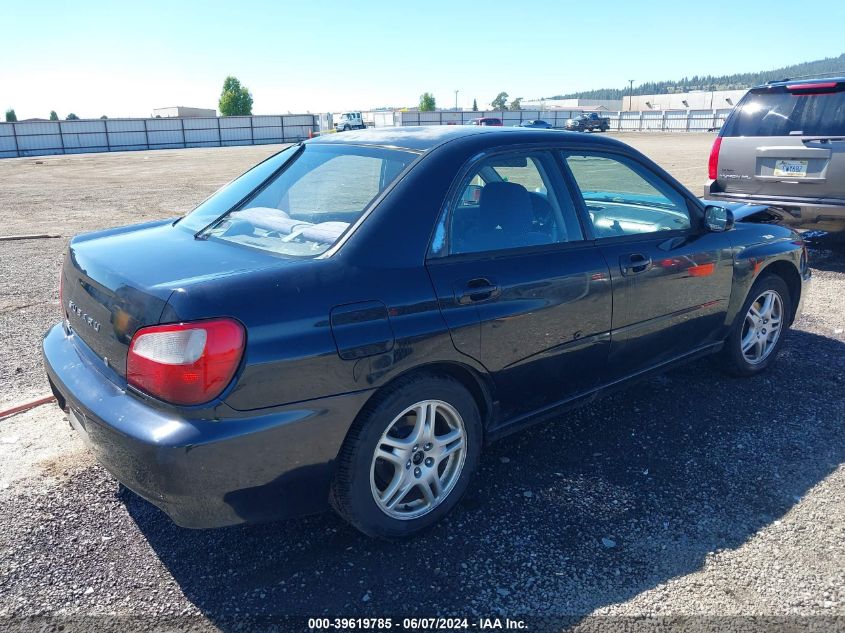 2002 Subaru Impreza 2.5Rs VIN: JF1GD67582H504541 Lot: 39619785