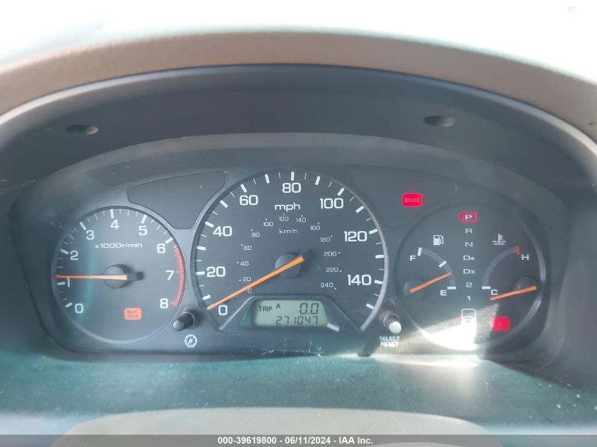 2001 Honda Accord 2.3 Lx VIN: 3HGCG665X1G704316 Lot: 39619800