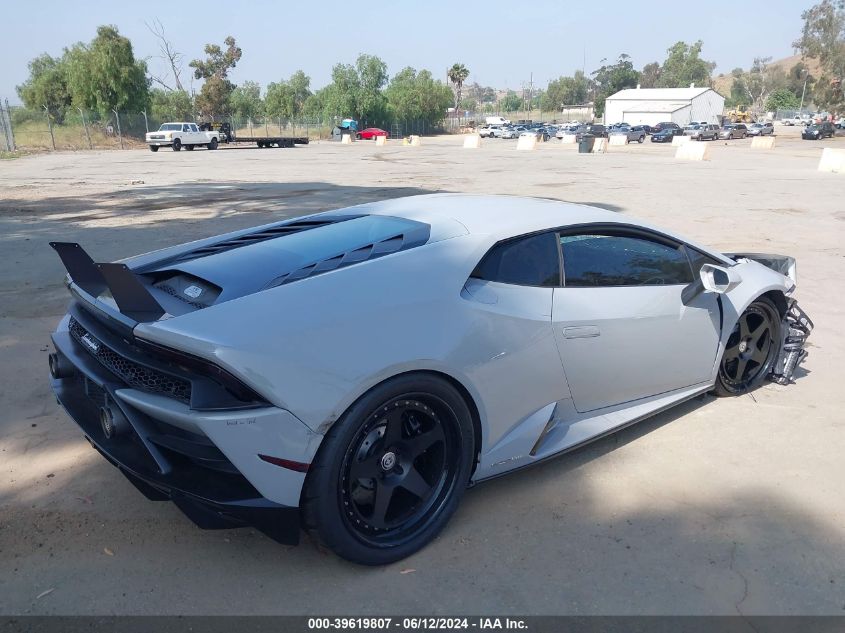 2020 Lamborghini Huracan Evo VIN: ZHWUF4ZF3LLA14793 Lot: 39619807