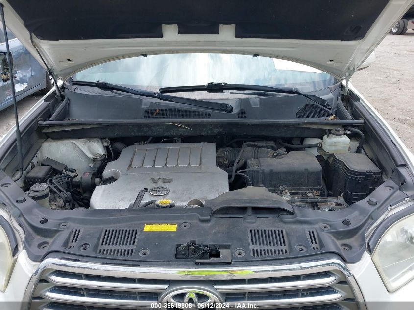 2010 Toyota Highlander Limited V6 VIN: JTEDK3EH6A2161269 Lot: 39619808