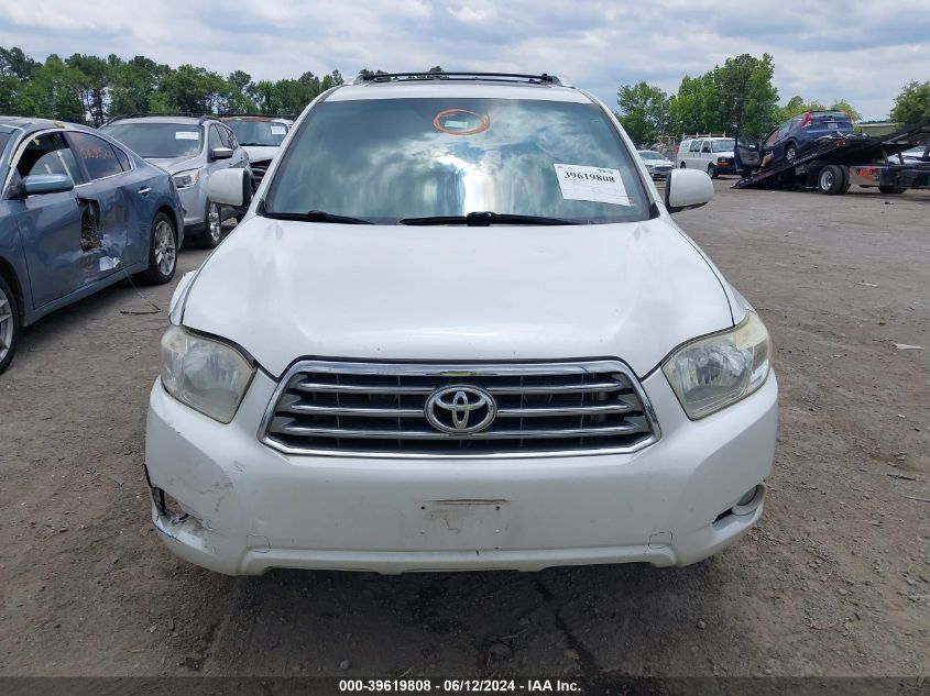2010 Toyota Highlander Limited V6 VIN: JTEDK3EH6A2161269 Lot: 39619808