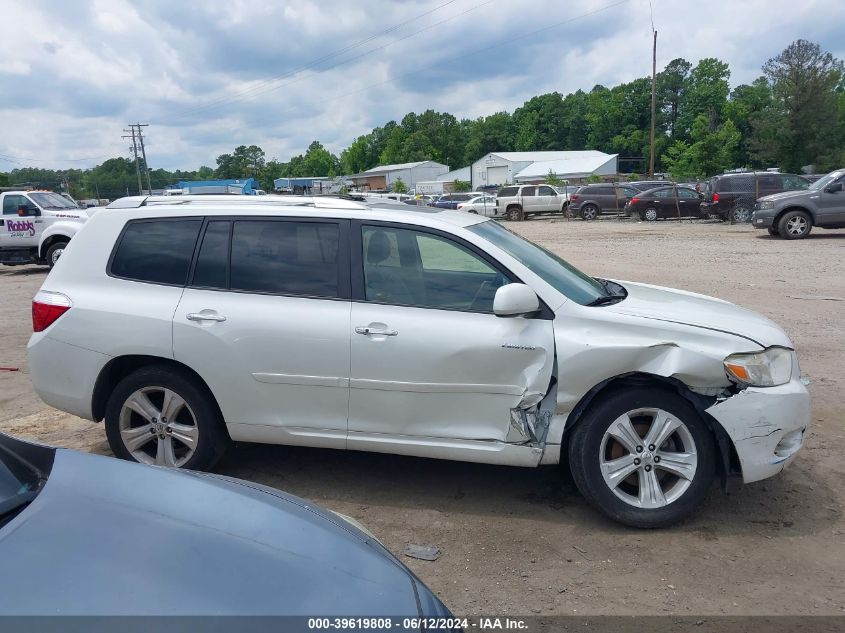 2010 Toyota Highlander Limited V6 VIN: JTEDK3EH6A2161269 Lot: 39619808