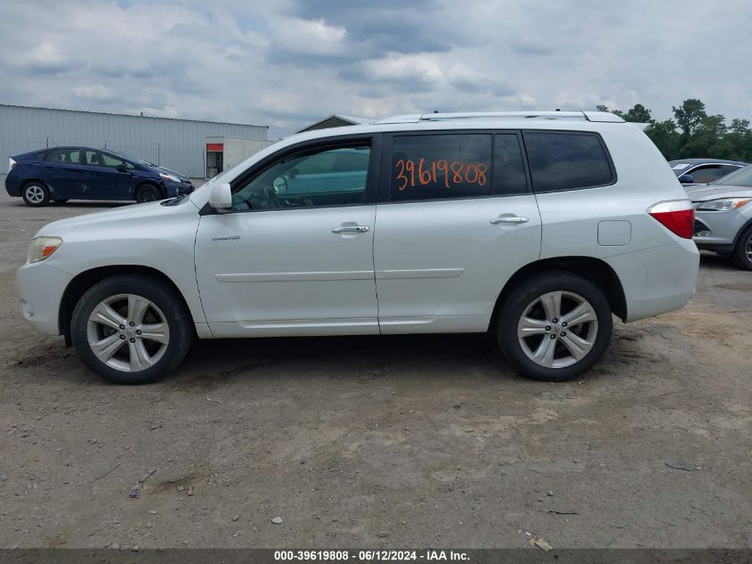 2010 Toyota Highlander Limited V6 VIN: JTEDK3EH6A2161269 Lot: 39619808