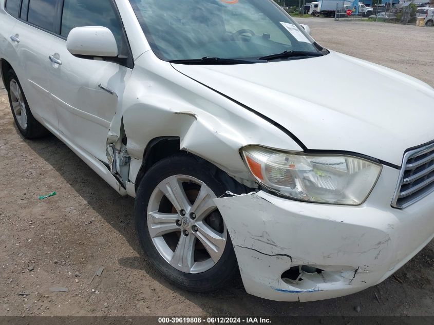 2010 Toyota Highlander Limited V6 VIN: JTEDK3EH6A2161269 Lot: 39619808