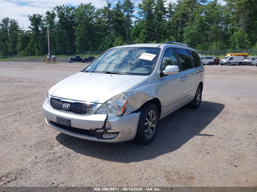 2014 Kia Sedona Lx VIN: KNDMG4C79E6551447 Lot: 39619811