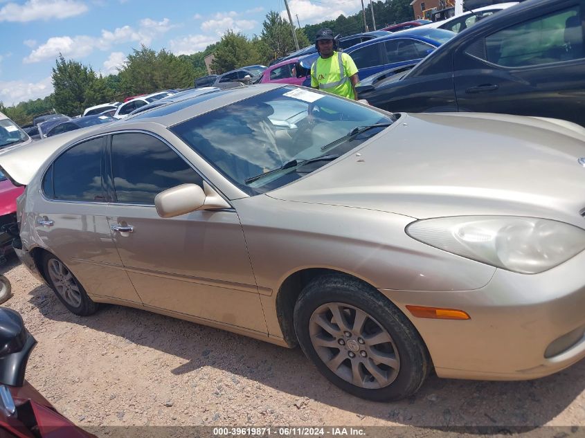 2002 Lexus Es 300 VIN: JTHBF30GX20024619 Lot: 39619871